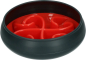 Preview: Bild zeigt Anti-Schling-Napf in rot mit schwarzem Rand
