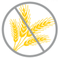 Preview: Logo getreidefrei: Getreideähren durchgestrichen