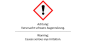 Preview: Logo: Warnhinweis "Achtung, verursacht schwere augenreizung" (schwarzes Ausrufezeichen mit roter Raute umrahmt).